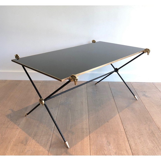 Image 1 of Vintage salontafel met paardenkoppen van het huis Jansen, 1940