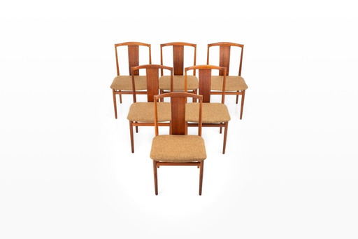 Eetkamerstoelen van Henning Sørensen voor Danex, Denemarken, 1960S, set van 6