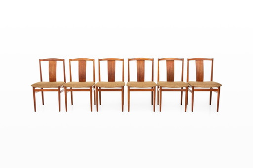 Eetkamerstoelen van Henning Sørensen voor Danex, Denemarken, 1960S, set van 6