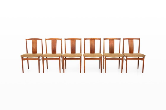 Image 1 of Eetkamerstoelen van Henning Sørensen voor Danex, Denemarken, 1960S, set van 6