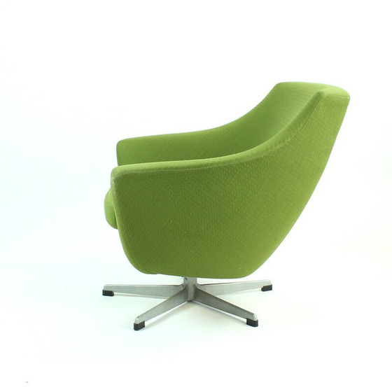 Image 1 of Vintage groene clubfauteuil van Up Zavody, Tsjecho-Slowakije 1979