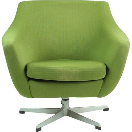 Image 1 of Vintage groene clubfauteuil van Up Zavody, Tsjecho-Slowakije 1979