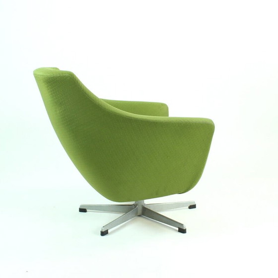 Image 1 of Vintage groene clubfauteuil van Up Zavody, Tsjecho-Slowakije 1979