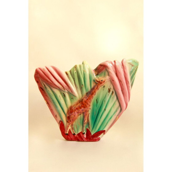 Image 1 of Paar vintage vasetti keramische vazen, Italië 1940