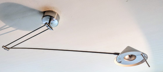 Image 1 of Vintage zwenk plafond/wandlamp van Hala Zeist