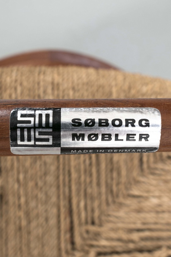 Image 1 of 4x Peter Hvidt eetkamerstoelen