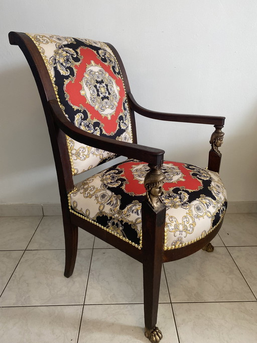 Antieke fauteuil