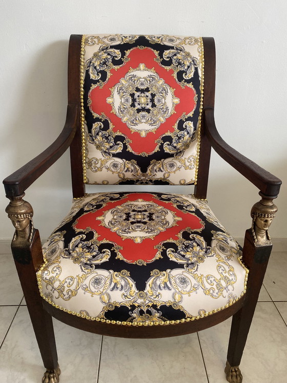 Image 1 of Antieke fauteuil