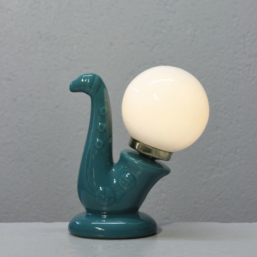 Vintage Saxofoon Lamp Keramiek & Opaline Ontwerp 1980S