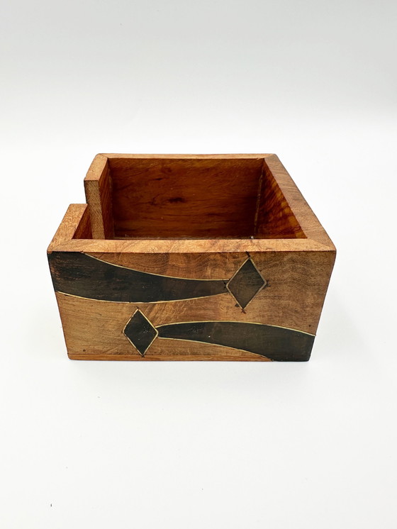 Image 1 of Teak Houten Onderzetters India 