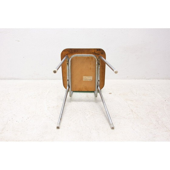 Image 1 of Paar vintage Tsjechoslowaakse gekleurde formica caféstoelen, jaren 1960