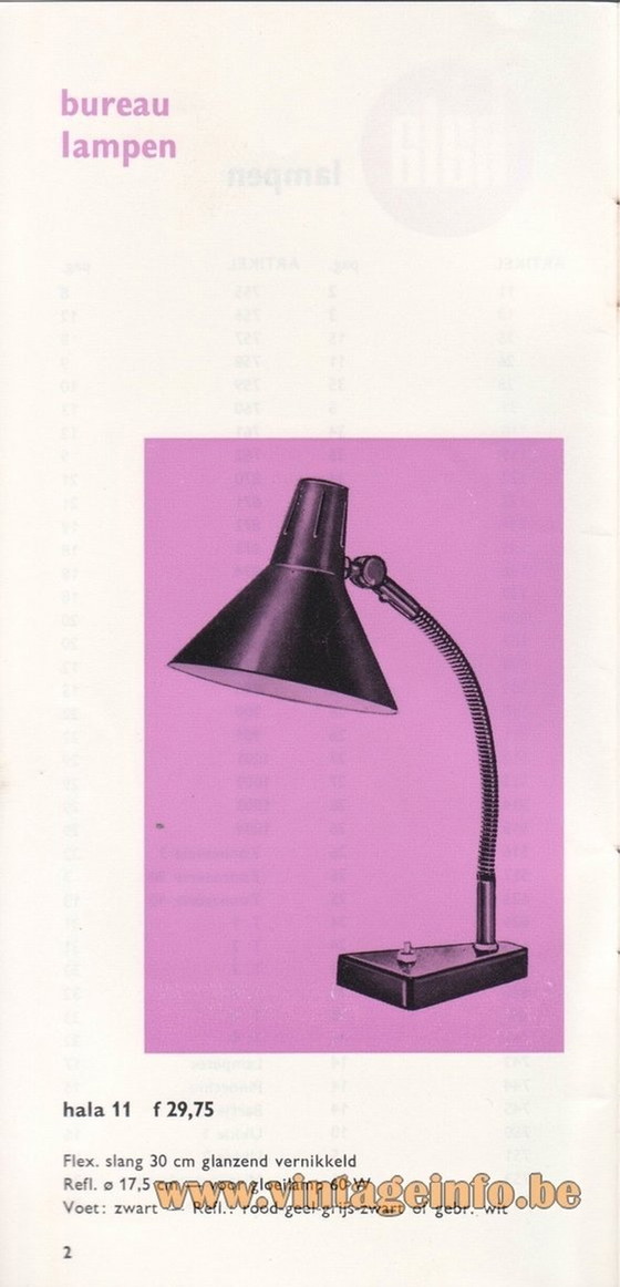 Image 1 of Hala Zeist Model 11 Bureaulamp