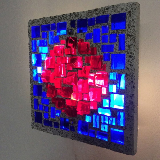 Image 1 of Set van 3 vintage "psychedelische" wandlampen, Duitsland 1970