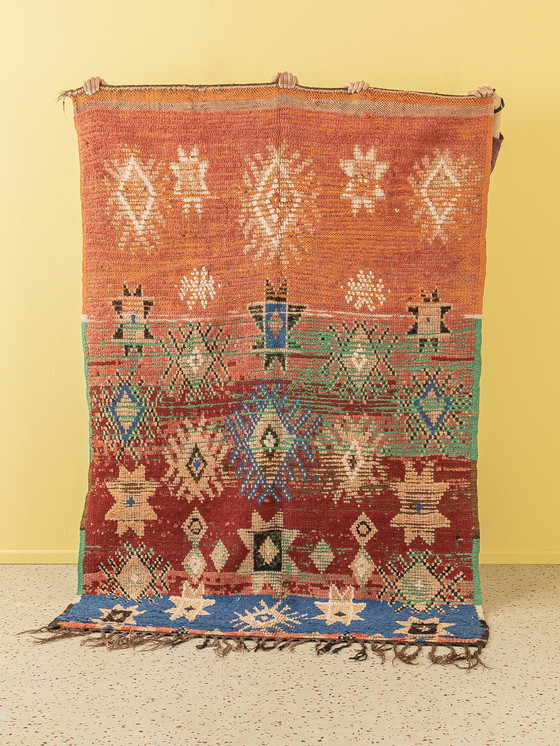 Image 1 of  Vintage Boujad, Berber-tapijt, 154 X 247 