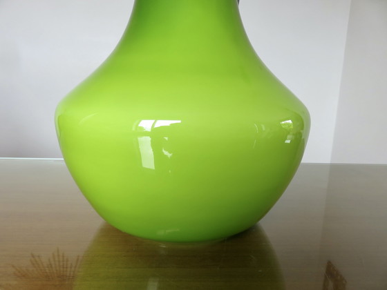 Image 1 of Groene Opaline Hanglamp 70's