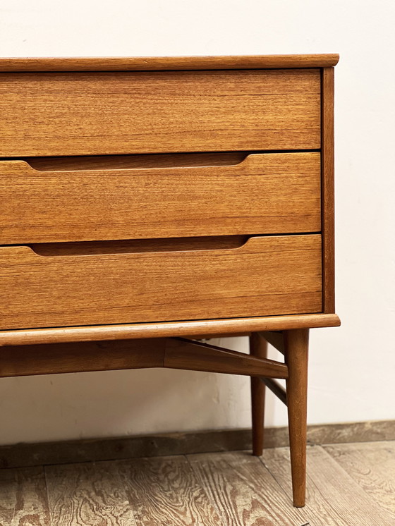 Image 1 of Klein Mid Century Modern Fredericia Dressoir in Teak, Duitsland, 1950