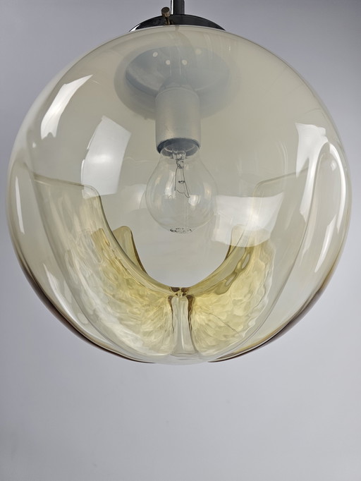 Italiaanse hanglamp crème glas 