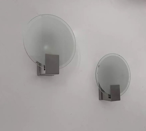2X Vintage ronde wandlamp