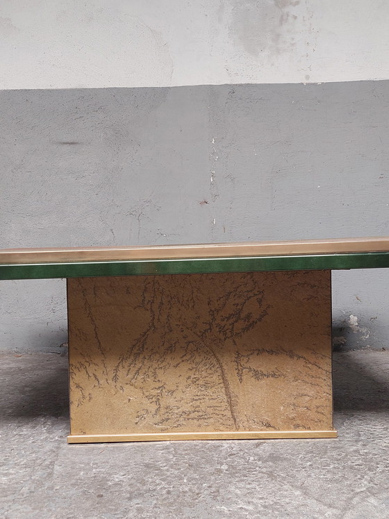 Image 1 of Fedam gilded 24 carat coffee table