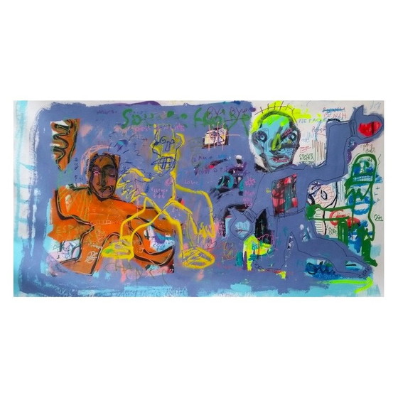 Image 1 of Vintage schilderij "Punch" door Jazzu, 2018