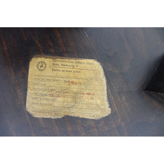 Image 1 of Vintage formica salontafel door Drevopodnik Brno, Tsjecho-Slowakije 1960