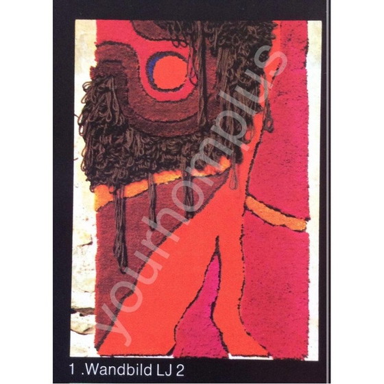 Image 1 of Vintage wollen wandkleed van Ewald Kröner voor Schloss Hackhausen, Duitsland 1970