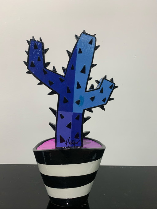 Jacqueline Schäfer - Blauwe Cactus