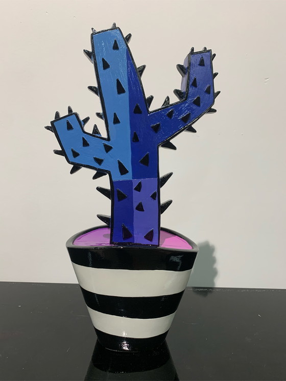 Image 1 of Jacqueline Schäfer - Blauwe Cactus