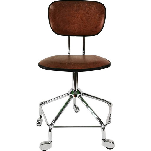 Vintage modernistische draaifauteuil, Duitsland 1970