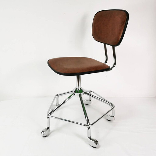 Vintage modernistische draaifauteuil, Duitsland 1970