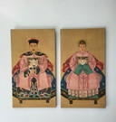 2x Chinese Ancestors portraits