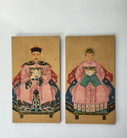 2x Chinese Ancestors portraits