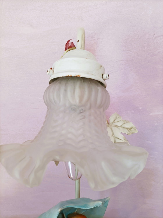 Image 1 of Tafellamp Tulp en kinderfiguren