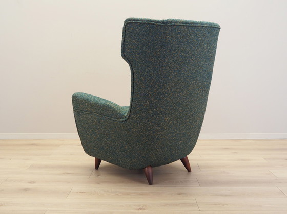 Image 1 of Groene fauteuil, Italiaans ontwerp, jaren 1970, Productie: Italië