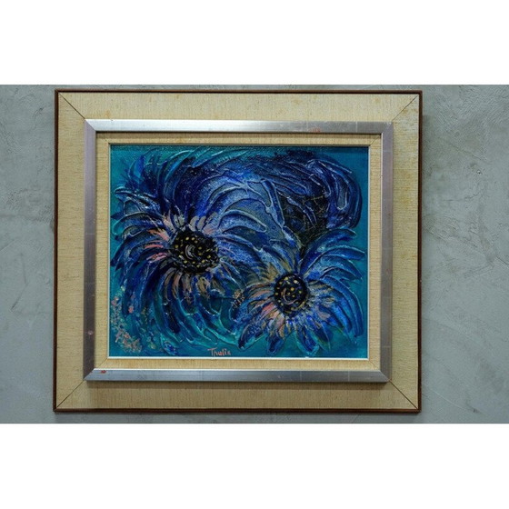 Image 1 of Zweeds Mid Century stilleven door Thulin, jaren 1960