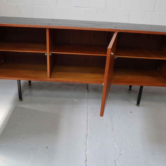 Image 1 of Teak sideboard by Louis Paolozzi for Monopoly, France 1960's