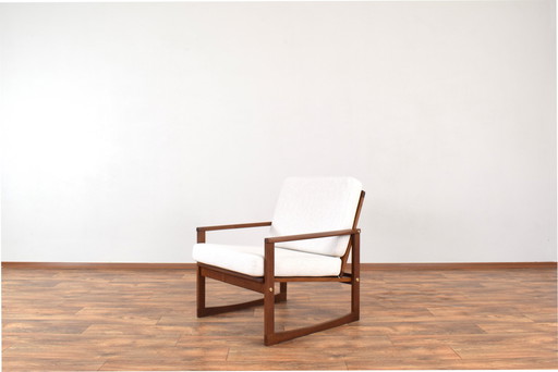 Mid Century Deense Teakhouten Loungestoel, 1960S.