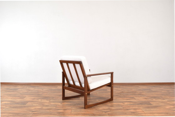 Image 1 of Mid Century Deense Teakhouten Loungestoel, 1960S.