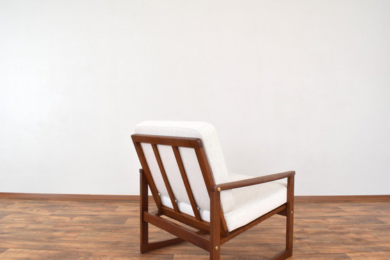 Image 1 of Mid Century Deense Teakhouten Loungestoel, 1960S.