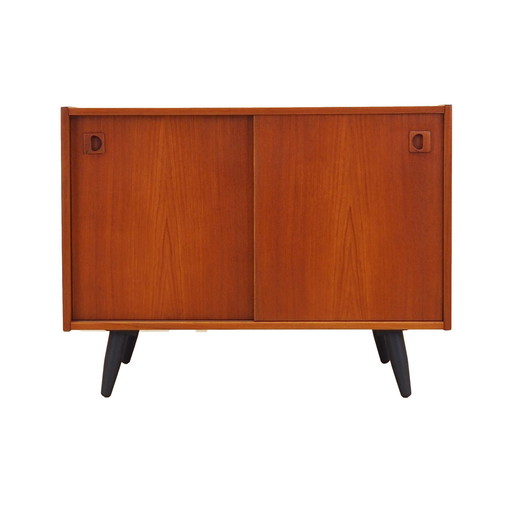 Teak kabinet, Deens ontwerp, 1970S, Productie: Denemarken