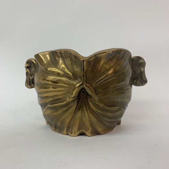 Image 1 of Vintage bronzen Art Nouveau bloempot, jaren 1930