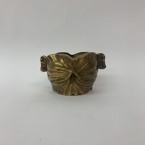 Image 1 of Vintage bronzen Art Nouveau bloempot, jaren 1930