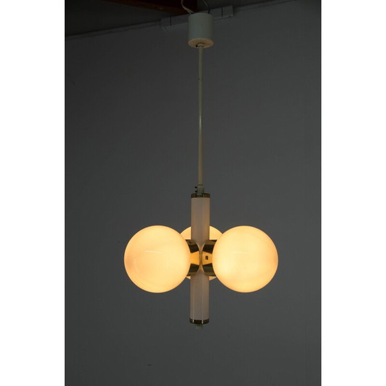 Image 1 of Vintage Space Age kroonluchter Sputnik van Elektroinstala Decín, jaren 1960