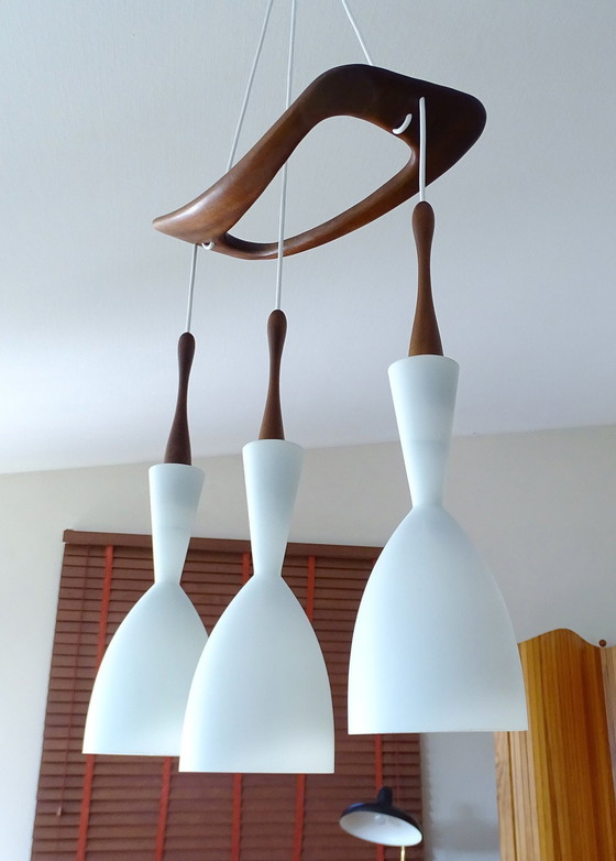 Image 1 of Vintage architectonische Deense hanglamp