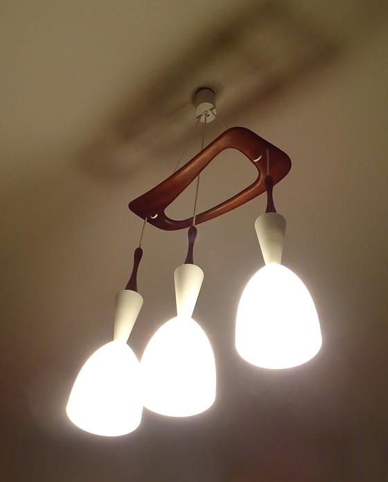 Image 1 of Vintage architectonische Deense hanglamp