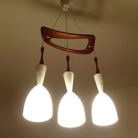 Image 1 of Vintage architectonische Deense hanglamp