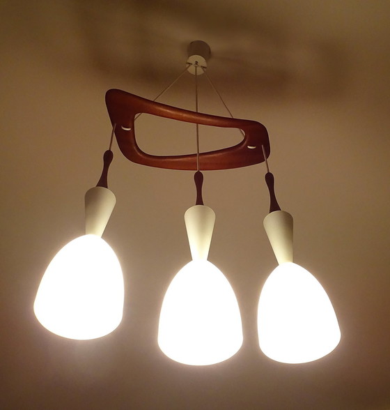 Image 1 of Vintage architectonische Deense hanglamp