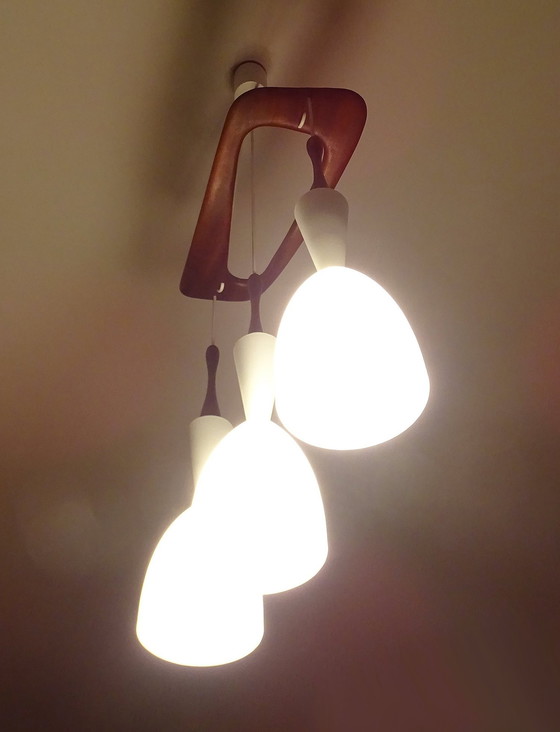 Image 1 of Vintage architectonische Deense hanglamp