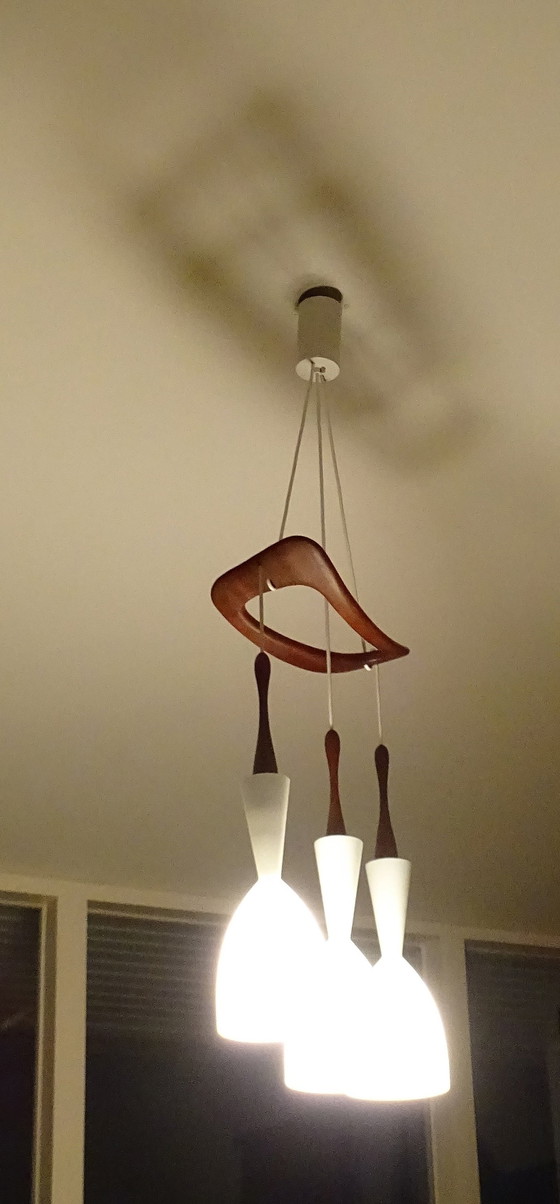 Image 1 of Vintage architectonische Deense hanglamp