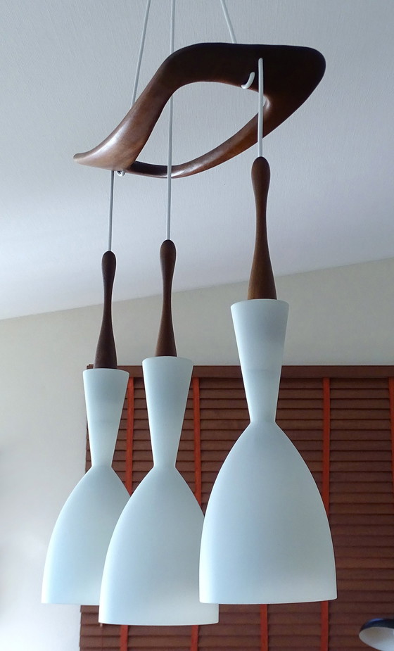 Image 1 of Vintage architectonische Deense hanglamp